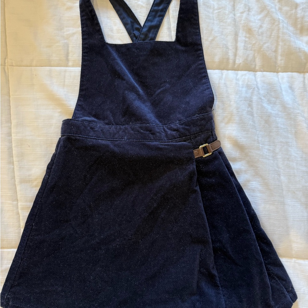 Janie and Jack Dark Blue Corduroy Dress/jumper
